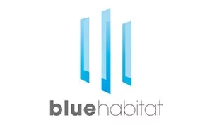 Logo blue habitat.