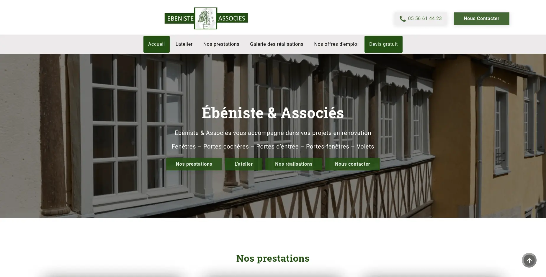 Ebeniste et associes par maison graciet.