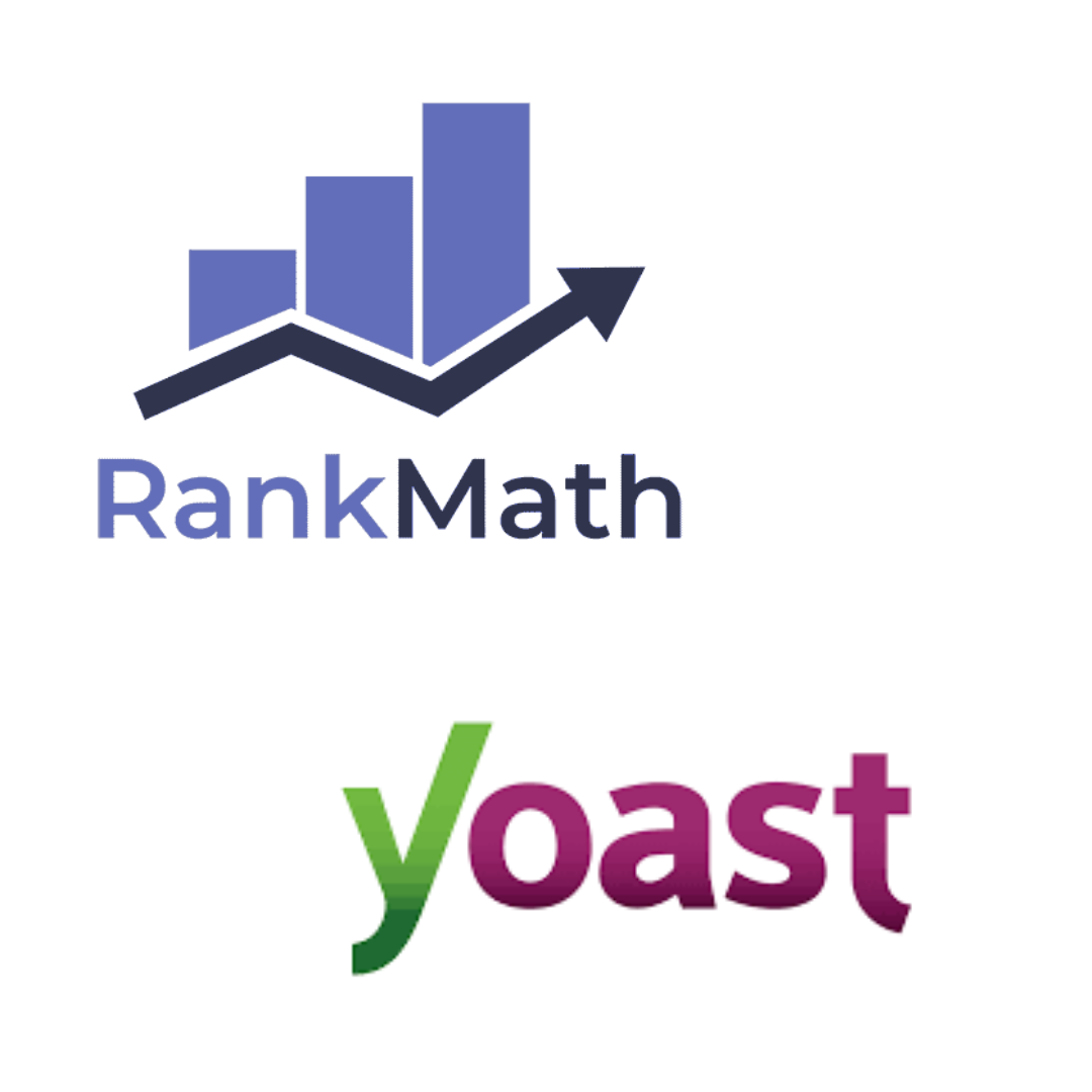 Logo de RankMath et Yoast