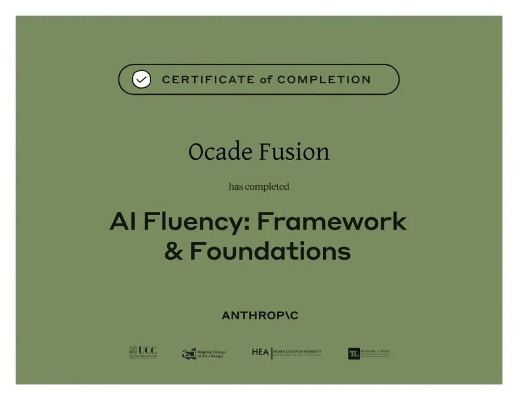 Certification Anthropic AI Fluency : Framework & Foundations