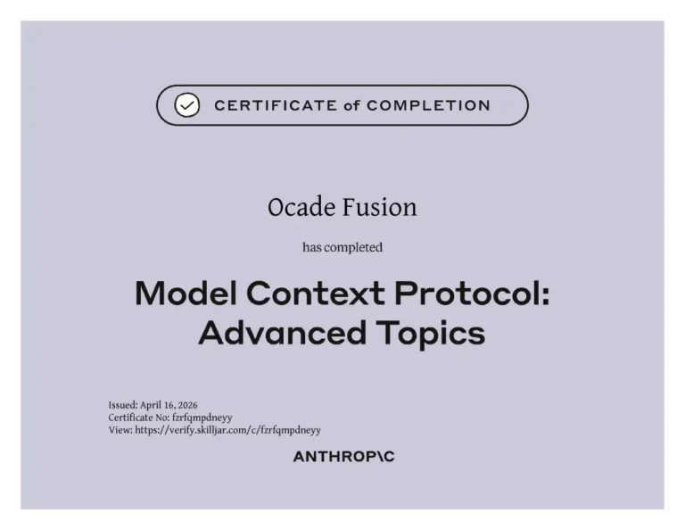 Valentin CHARRIER – Anthropic Model Context Protocol Advanced Topics